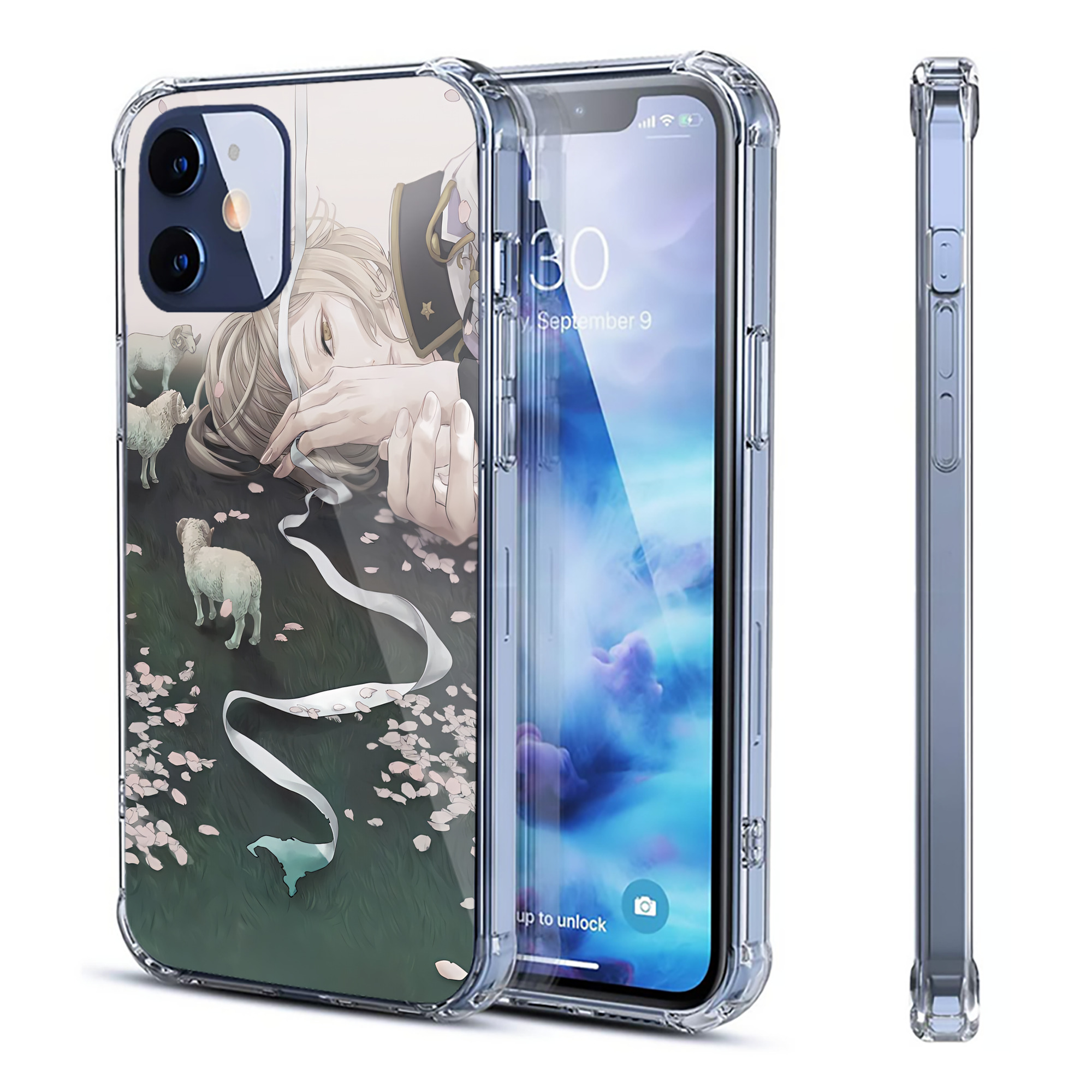 （画像用） 刀剣乱舞 Touken Ranbu 【iPhone 12シリーズ対応】透明スマホケース（クリアソフトケース）